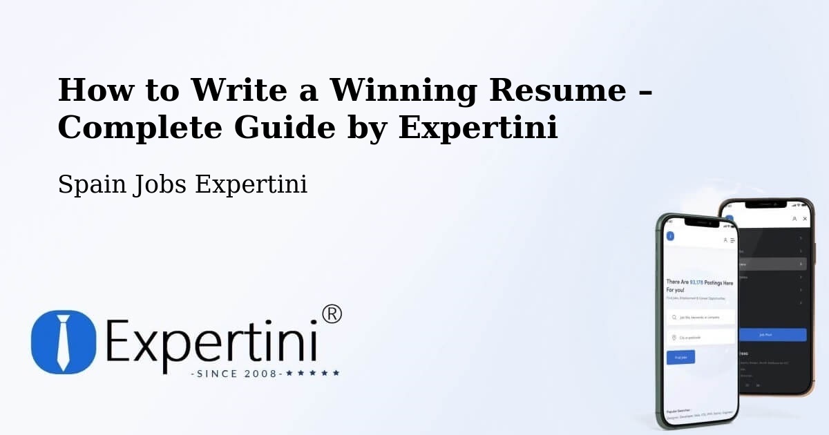 Resume Writing Guide for Job Seekers – Celrà - Celrà, Spain Jobs Expertini
